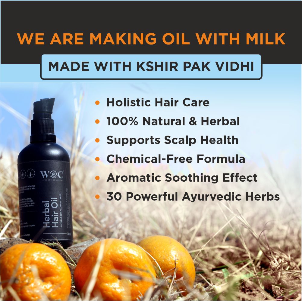 Woc Panchgavya Ayurvedic Herbal Hair Oil