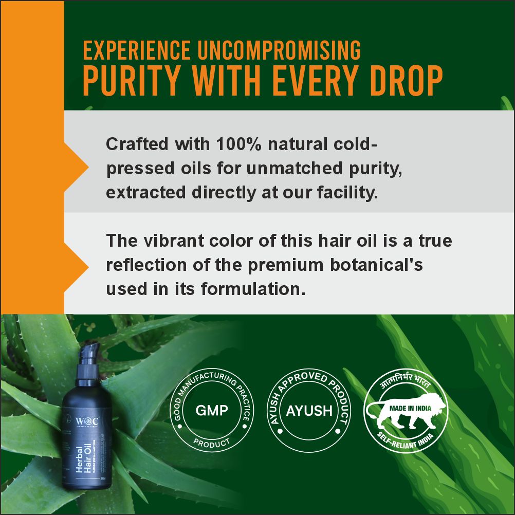 Woc Panchgavya Ayurvedic Herbal Hair Oil