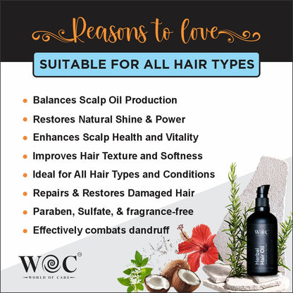 Woc Panchgavya Ayurvedic Herbal Hair Oil